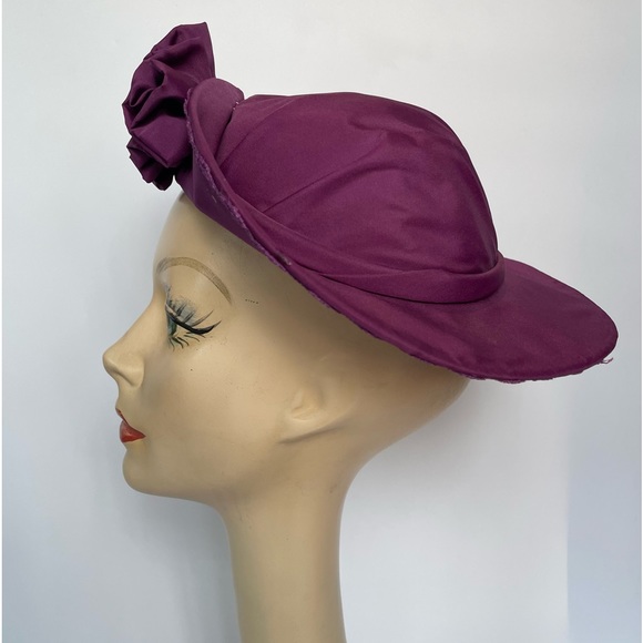 Vintage 90s Flower Hat - Picture 3 of 4